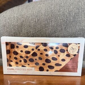 Revolution Satin Curl Protector Headband - Leopard Brown and Black